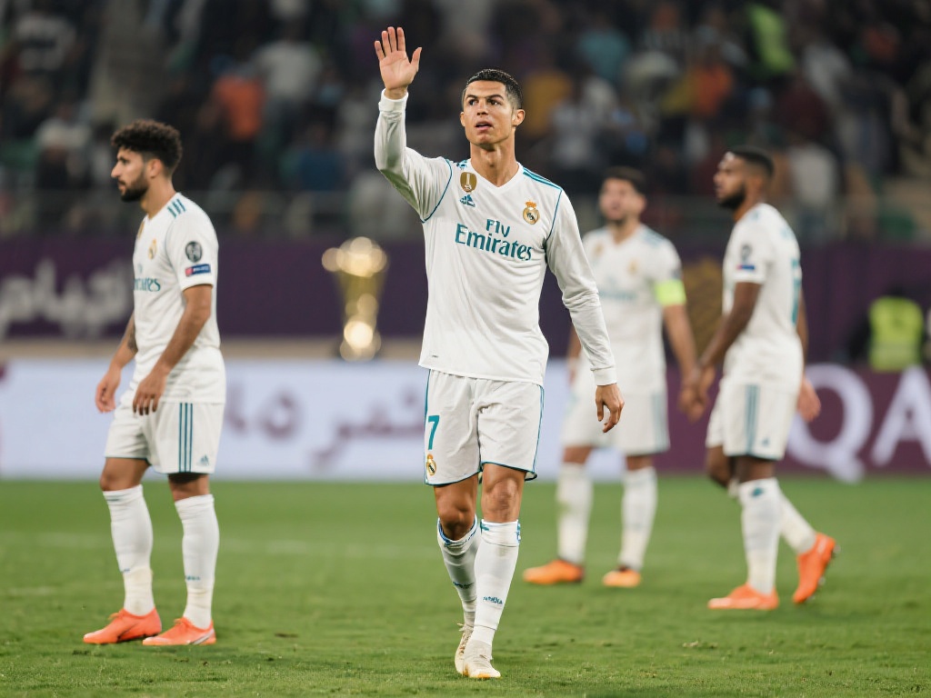 熠熠生辉的球场巨星克里斯蒂亚诺·罗纳尔多